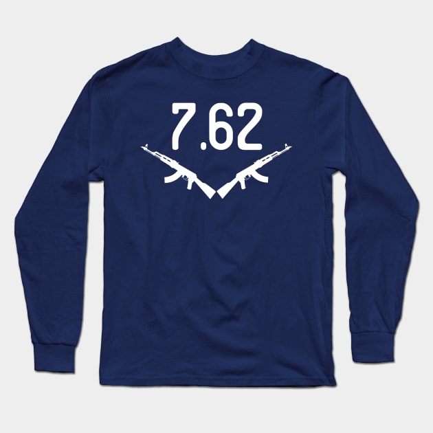 AK-47 7.62 Shirt Long Sleeve T-Shirt by blastofftees